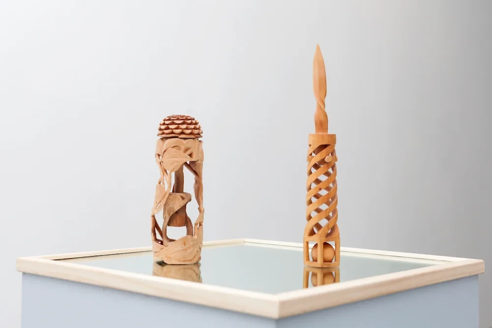 Daniel Dennett, Haptic Whittles , installation view, image Courtesy Underdonk Gallery Bushwick, photo: Maggie Shannon